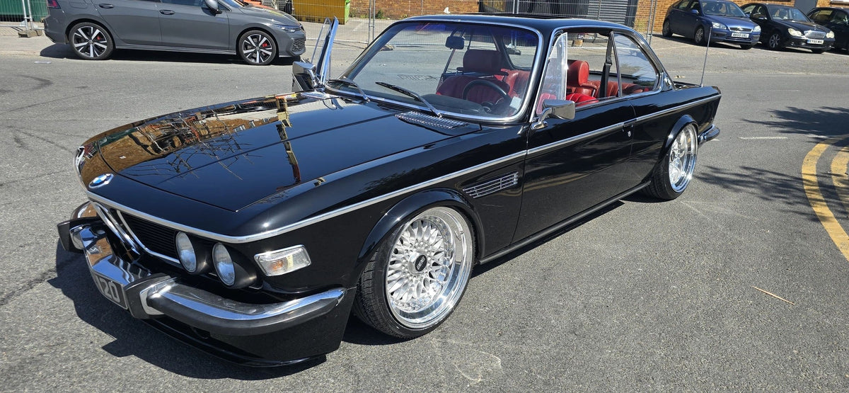 Black BMW E9 coupe Classic Custom build