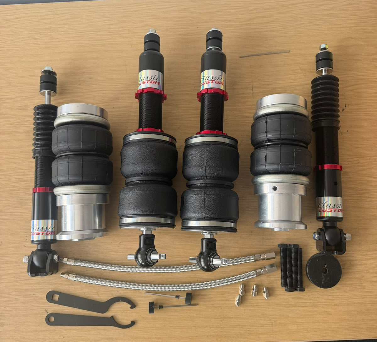 Mercedes SL R107 Air Ride Complete Kit incl. Management product image