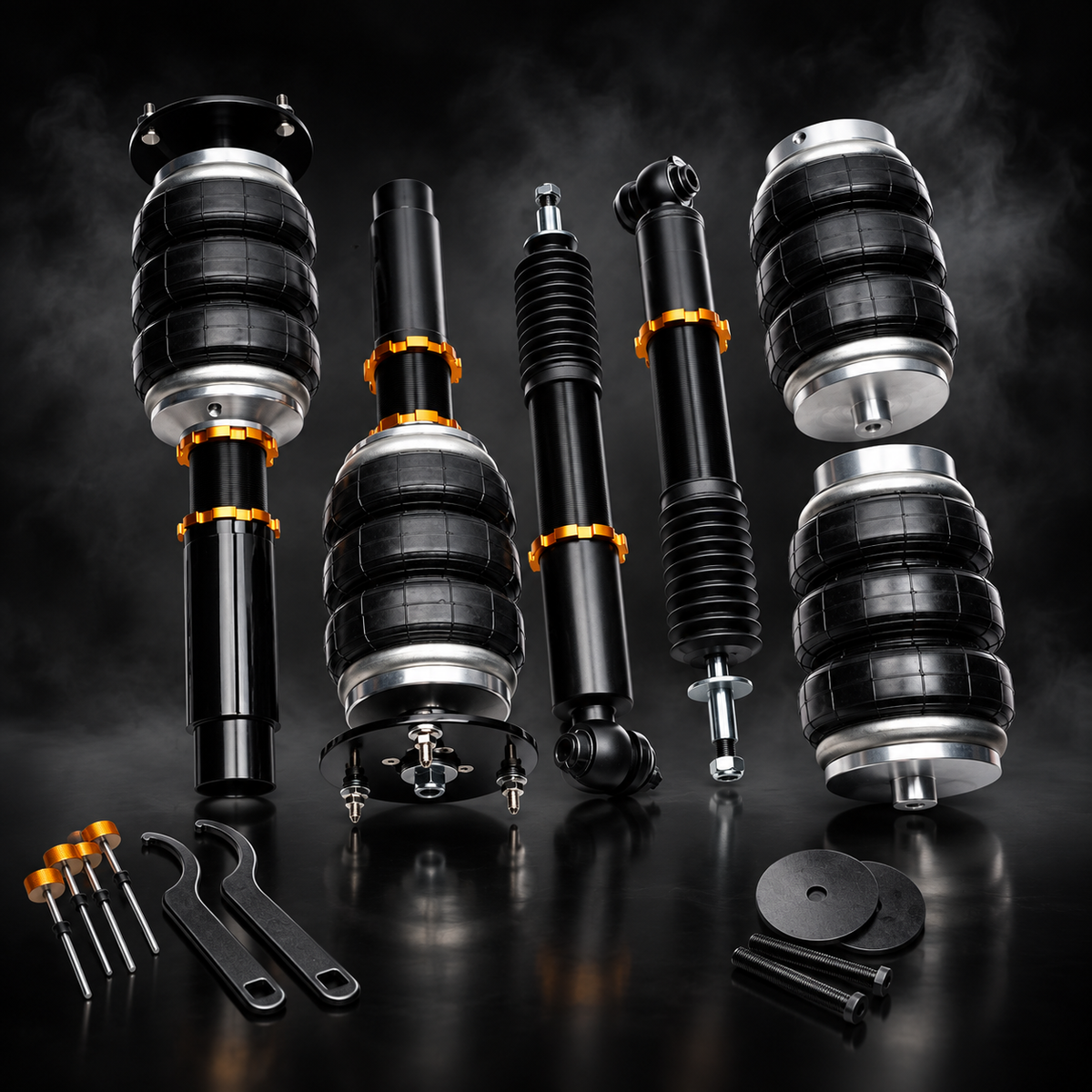 BMW X6(E71/E72)2WD/4WD 2008–2014 Air Ride Complete Kit incl. Management product image