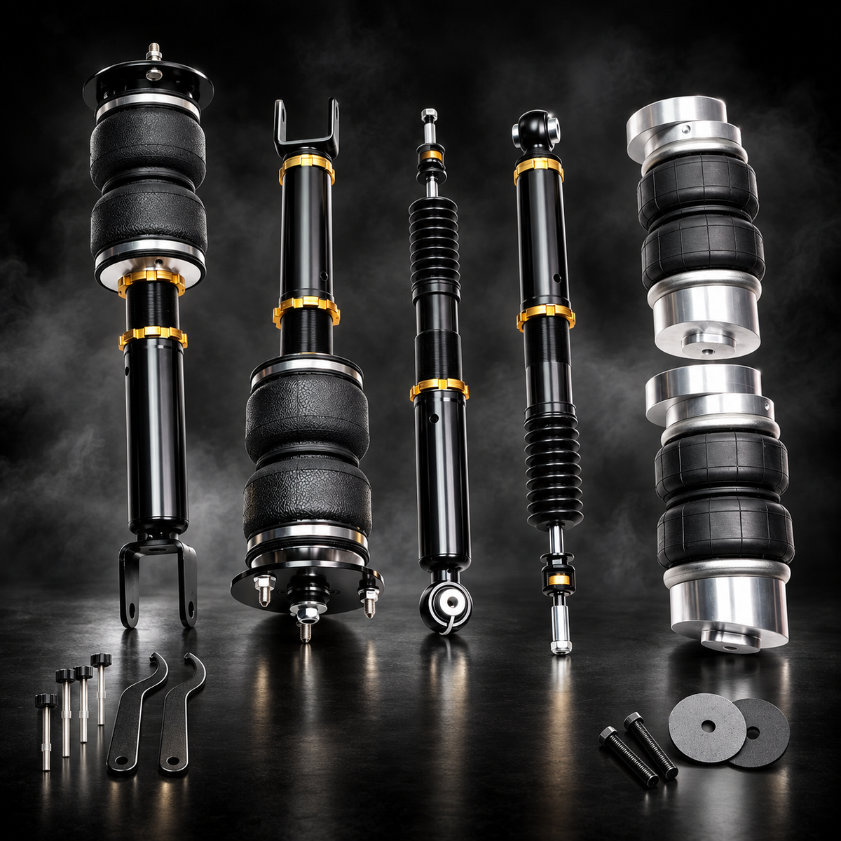 Mercedes-Benz C-Class RWD(W205)Air version 2014– Air Ride Complete Kit incl. Management product image