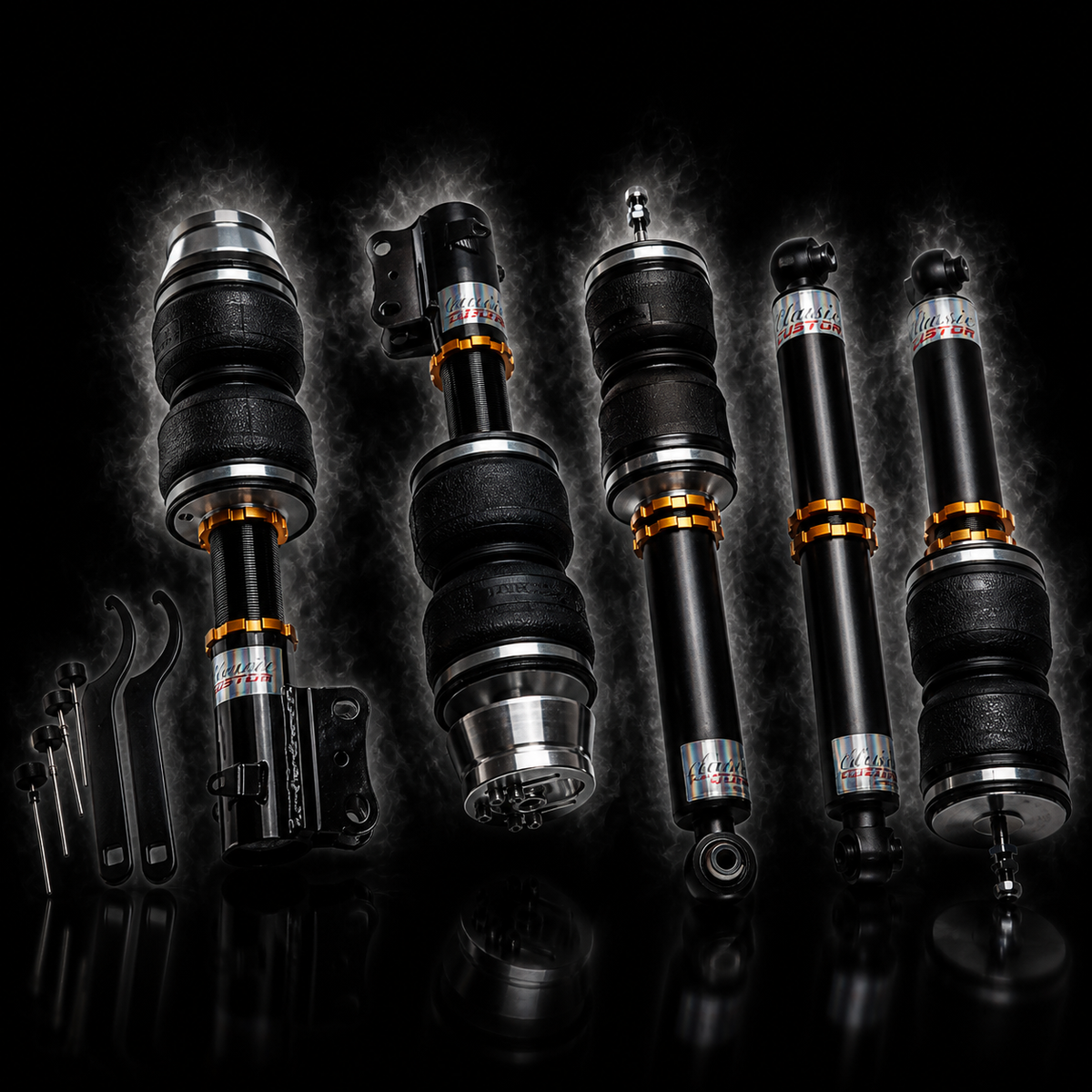 VW Golf Mk2 Air Ride Complete Kit incl. Management product image