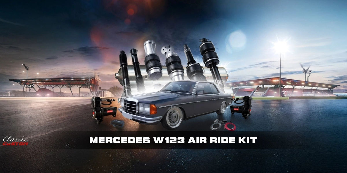 Mercedes W123/C123 Air Ride Complete Kit incl. Management product image