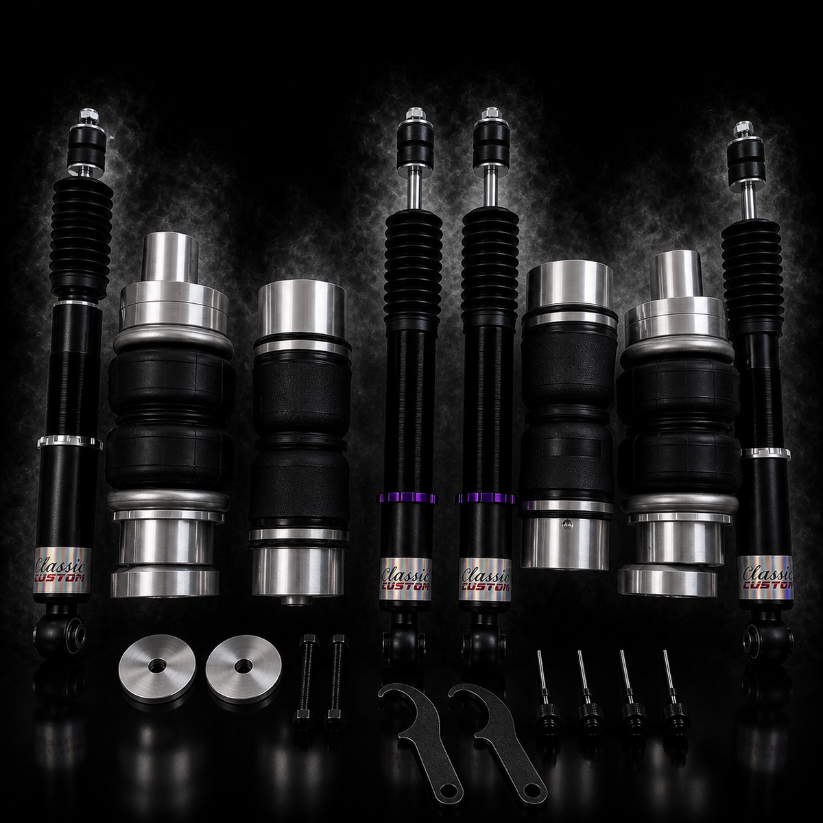 Mercedes E-Class W210 Air Ride Complete Kit incl. Management product image