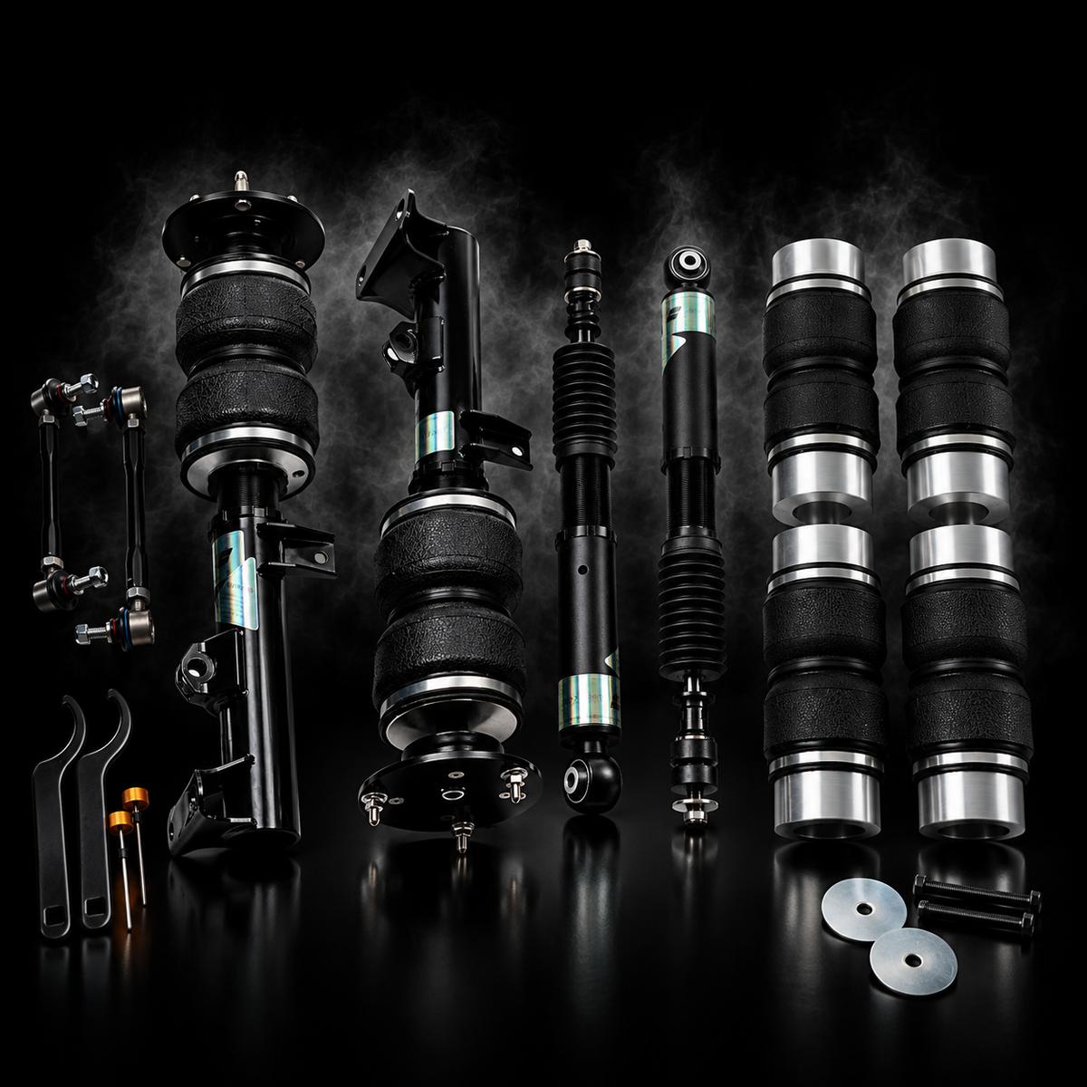 Mercedes-Benz C-Class RWD(W203)2001–2007 Air Ride Complete Kit incl. Management product image