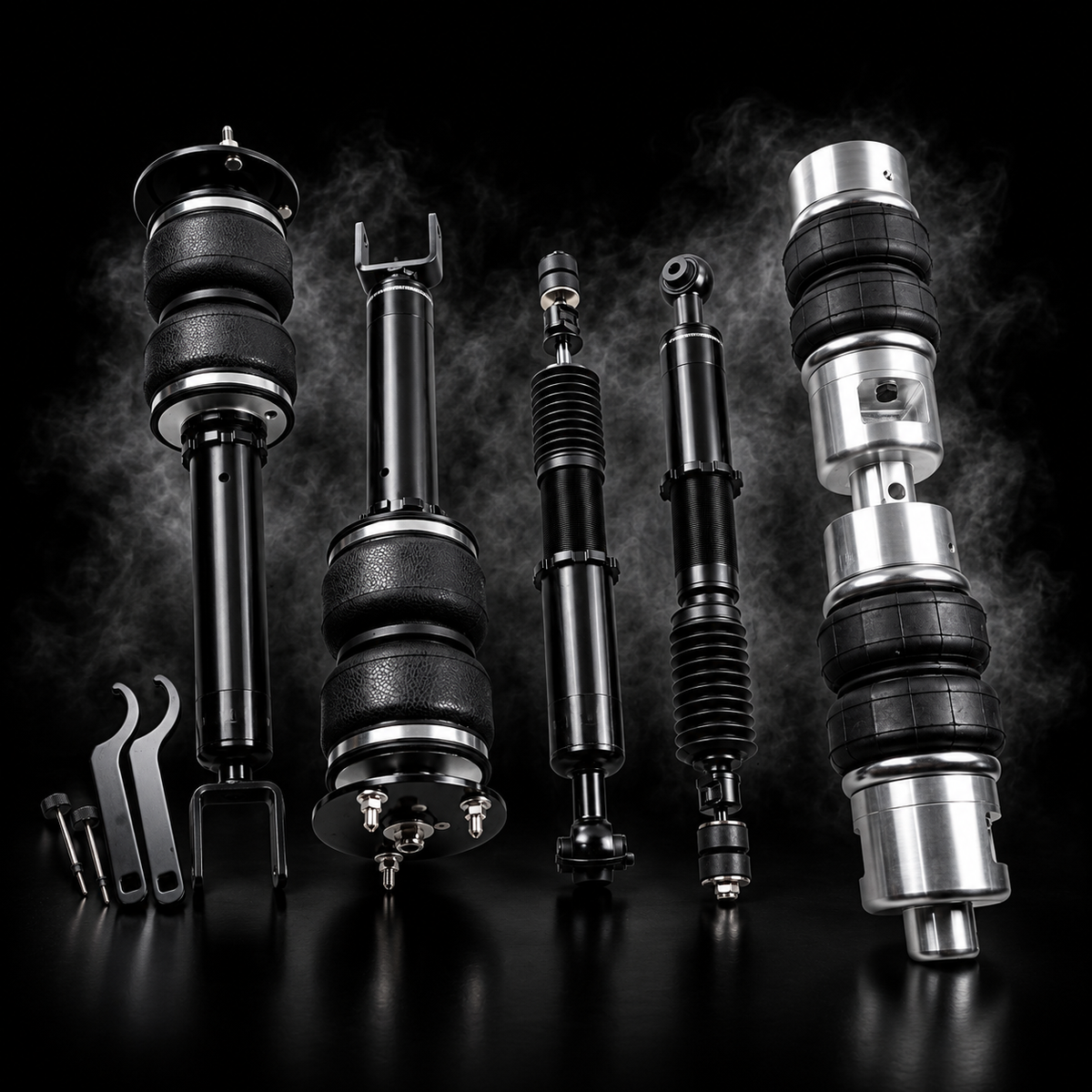 Mercedes-Benz E-Class E55/E63 AMG(W211)2WD Original factory air suspension2003–2009 Air Ride Complete Kit incl. Management product image