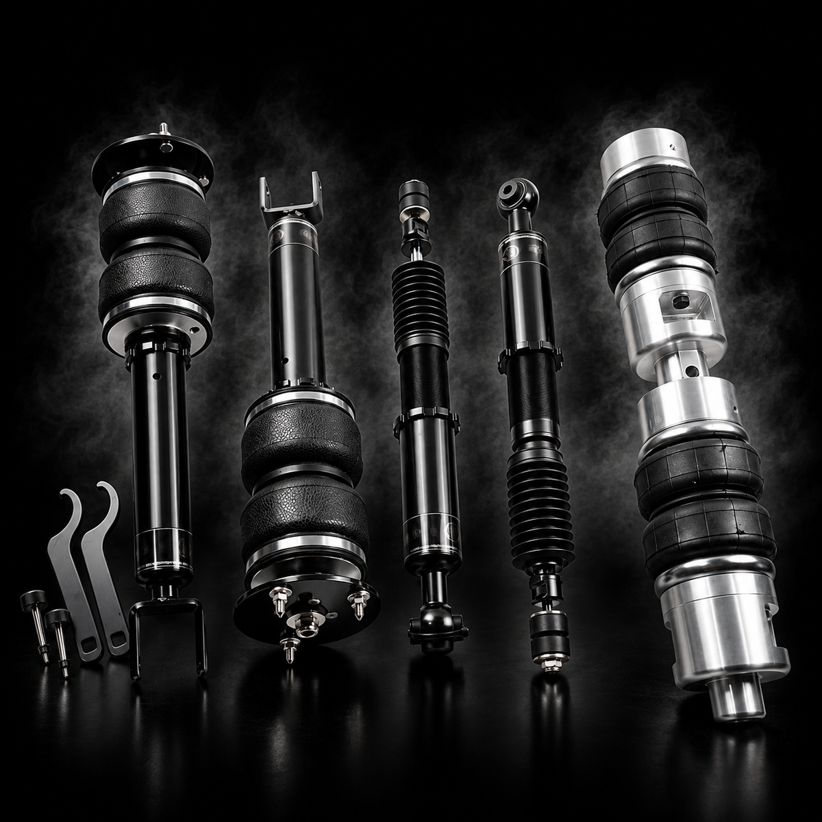 Mercedes-Benz E-Class(S211)2WD Original factory air suspension 2003–2009 Air Ride Complete Kit incl. Management product image