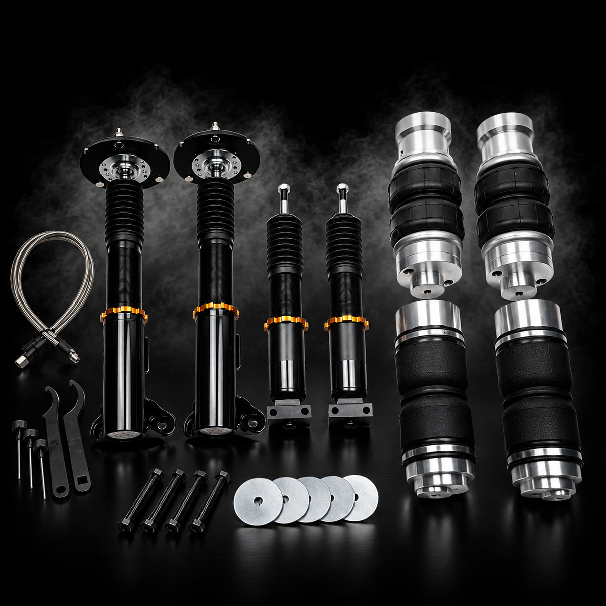 Mercedes-Benz E-Class(W124/S124)SLS version 1985–1995 Air Ride Complete Kit incl. Management product image