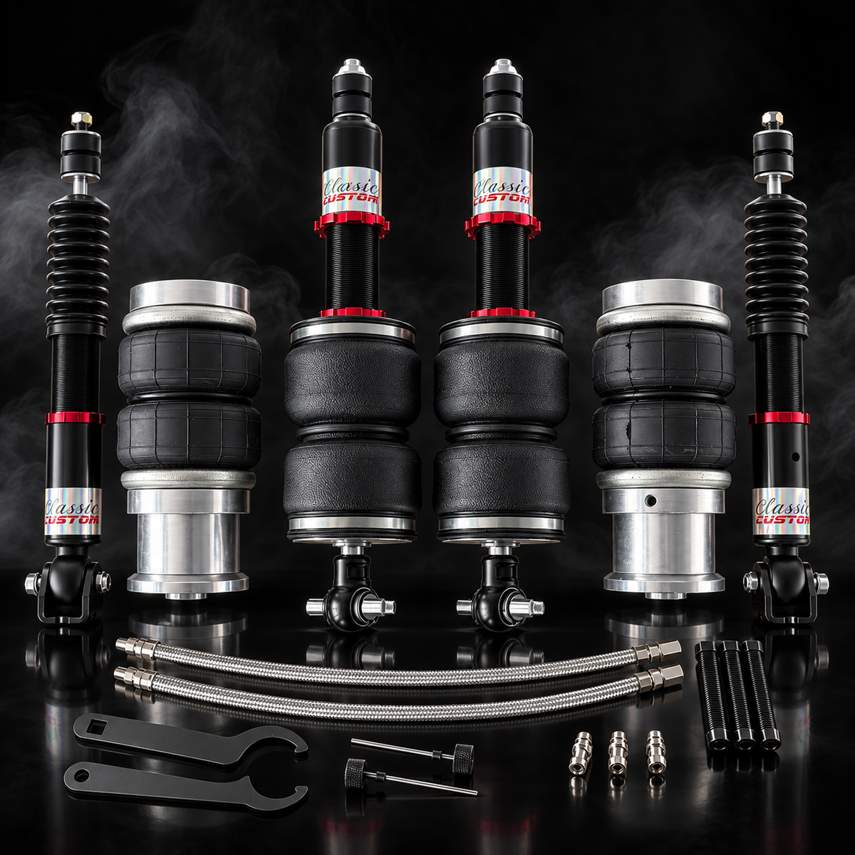 Mercedes SL R107 Air Ride Complete Kit incl. Management product image