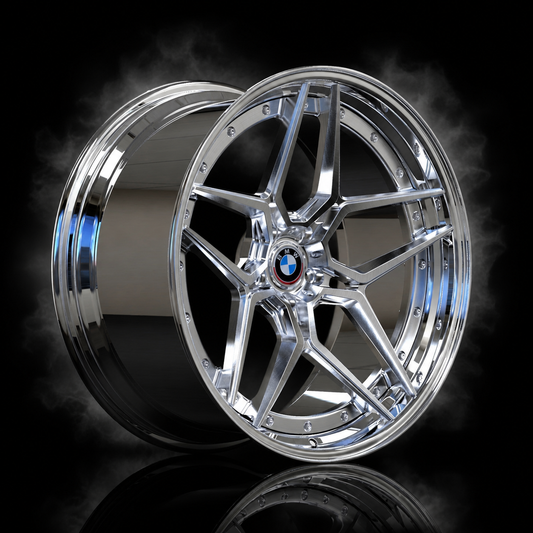 Revolver R20 2-Piece Wheels — 20/21″, 5×112 by Classic Custom