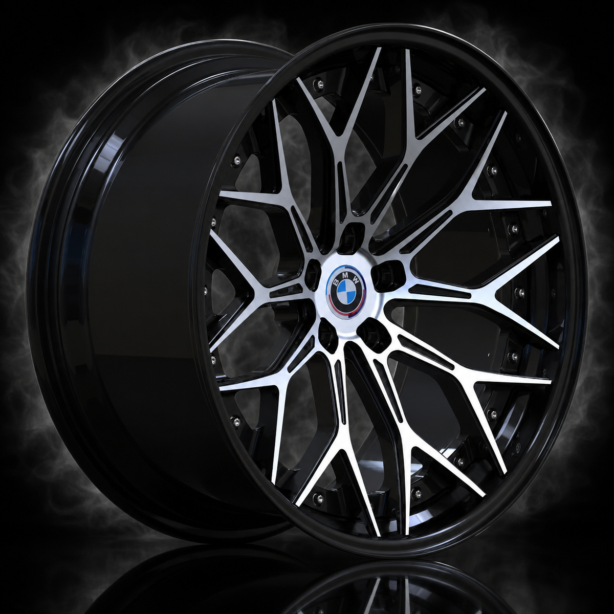 Revolver R21 2-Piece Wheels — 20″, 5×112 by Classic Custom