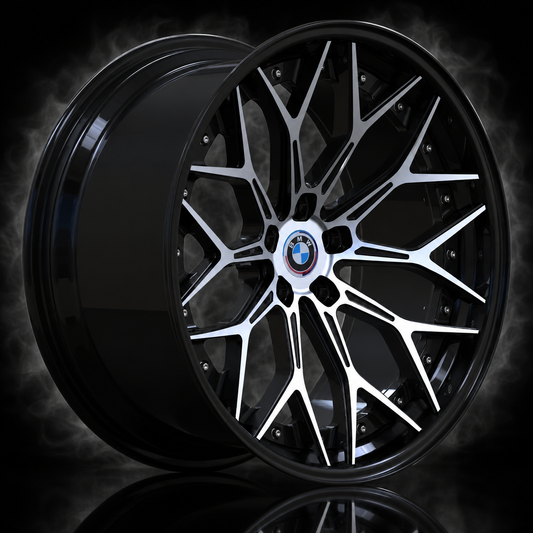 Revolver R21 2-Piece Wheels — 20″, 5×112 by Classic Custom
